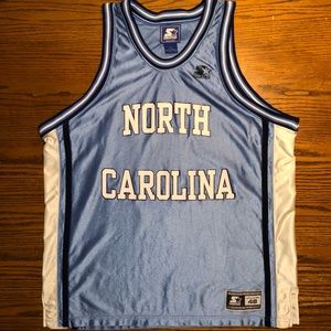 Vintage North Carolina Blank Starter Jersey Large